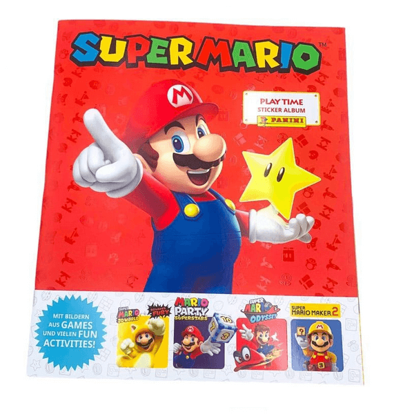 Levně Super Mario album na samolepky - DE