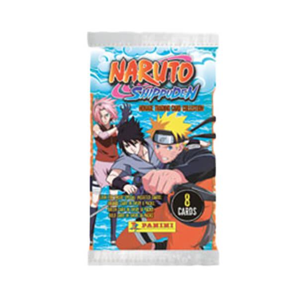 Naruto karty - Naruto Shippuden Hokage Trading Cards Booster (8 karet)