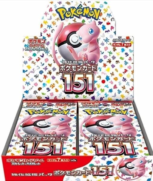 Pokémon karty 151 Booster Box - japonsky