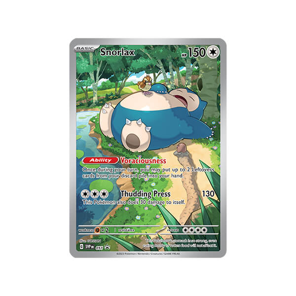 Pokémon karta Snorlax z ETB Scarlet & Violet 151