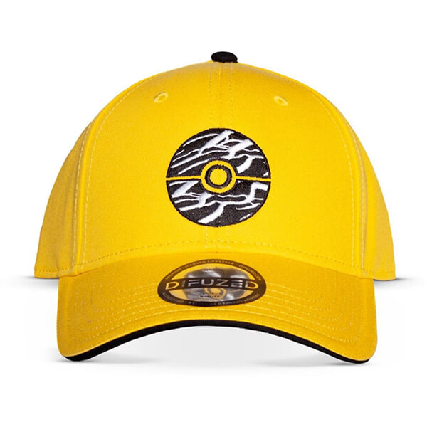 Levně Kšiltovka Pokémon Poké Ball Yellow (Curved Bill Cap)