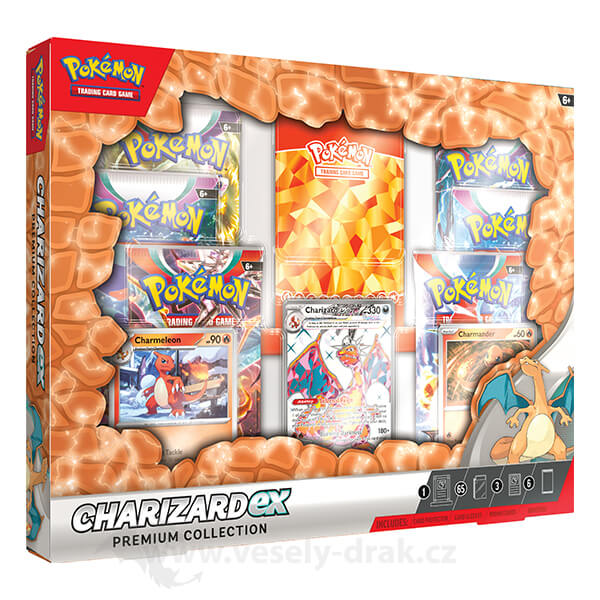 Levně Pokémon Charizard ex Premium Collection Box