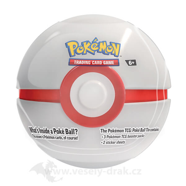 Pokémon plechovka Pokéball Tin 2023 - Premier Ball