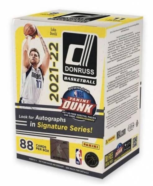 Levně 2021-22 NBA karty Panini Donruss Blaster Box - basketbalové karty