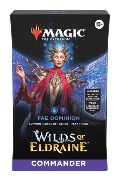 Magic the Gathering Wilds of Eldraine Commander - Fae Dominion