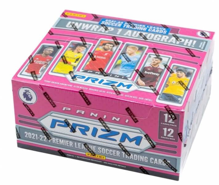 2021-2022 Panini Prizm Premier League Hobby Box - fotbalové karty