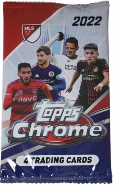 Levně 2022 Topps Chrome Major League Soccer Hobby Balíček - fotbalové karty