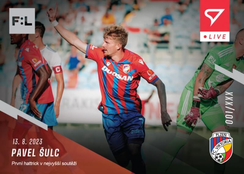 Fotbalová karta Fortuna Liga 23-24 L-01 Pavel Šulc Plzeň