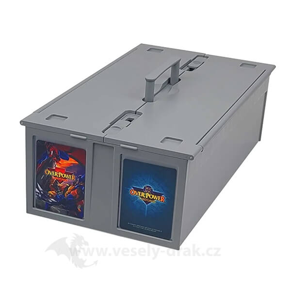 Prenosný box na uskladnenie kariet BCW Plastic Grey
