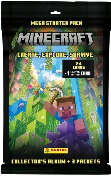 Minecraft karty 3 - Starter Set - album a karty