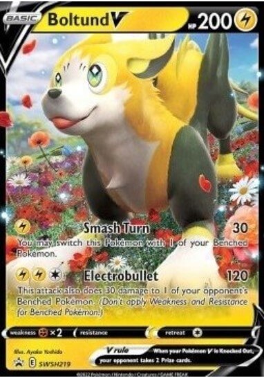 Levně Pokémon karta Boltund V