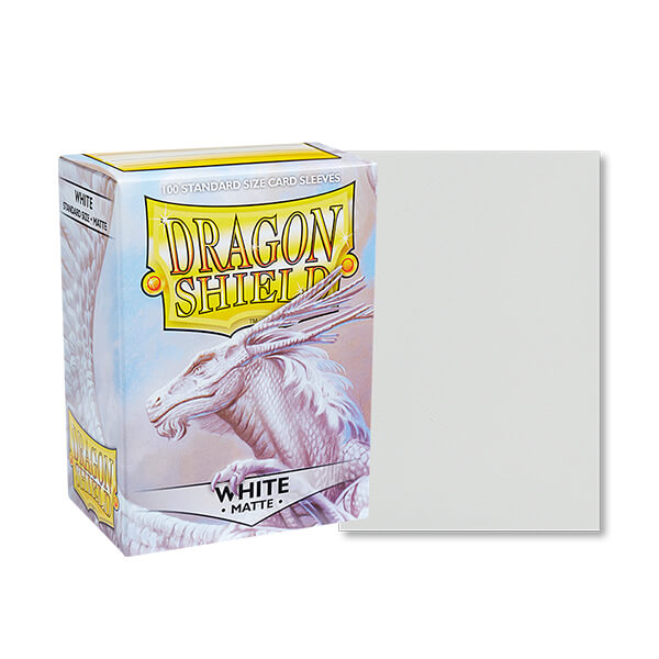 Obaly na karty Dragon Shield Protector - Matte White - 100ks