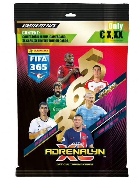 Futbalové karty Panini FIFA 365 2023/2024 Adrenalyn - Starter Set DE