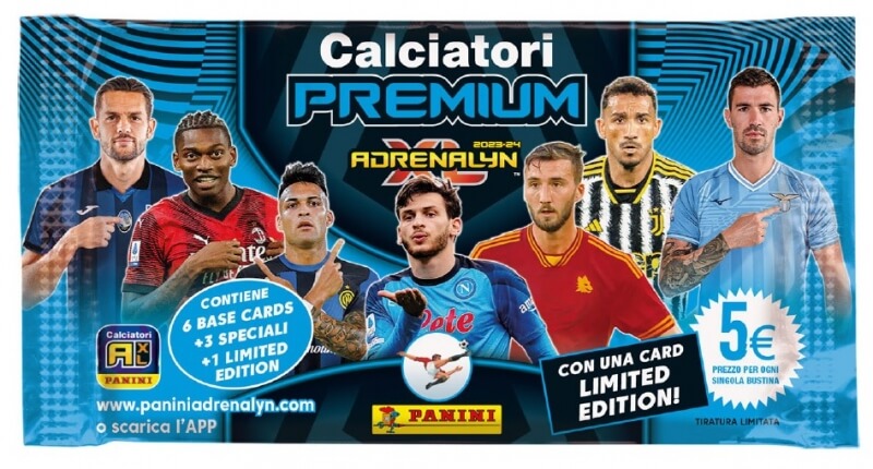 Levně Panini Italská Serie A 2023/2024 - karty Premium balíček