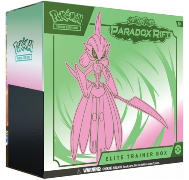 Pokémon Paradox Rift Elite Trainer Box - Iron Bundle (zelený) - 2. jakost