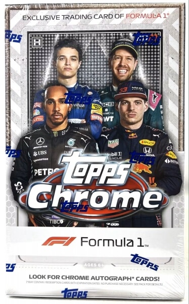 2021 Topps Chrome F1 Formula 1 Hobby Box