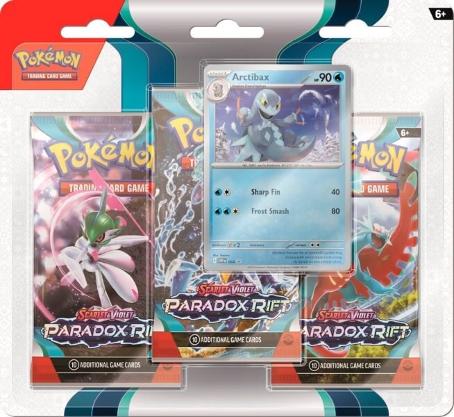 Levně Pokémon Paradox Rift 3 Pack Blister - Arctibax