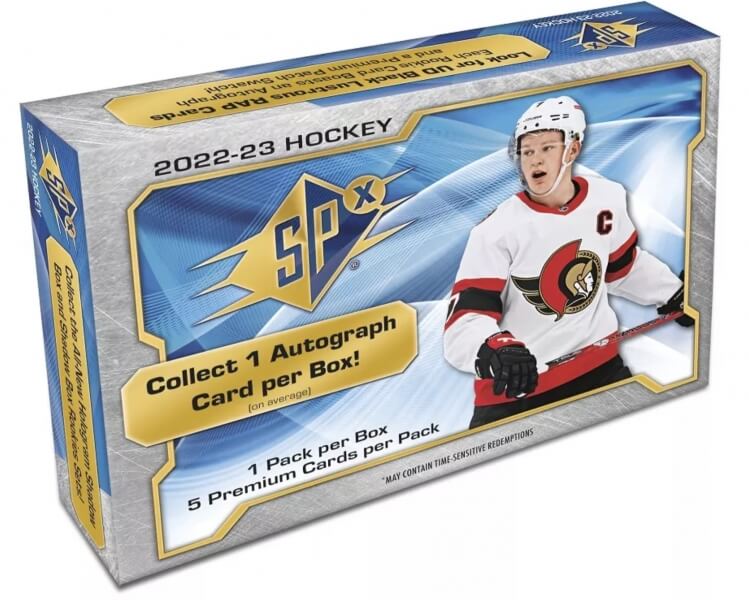 Levně 2022-2023 NHL Upper Deck SPx Hobby Box - hokejové karty