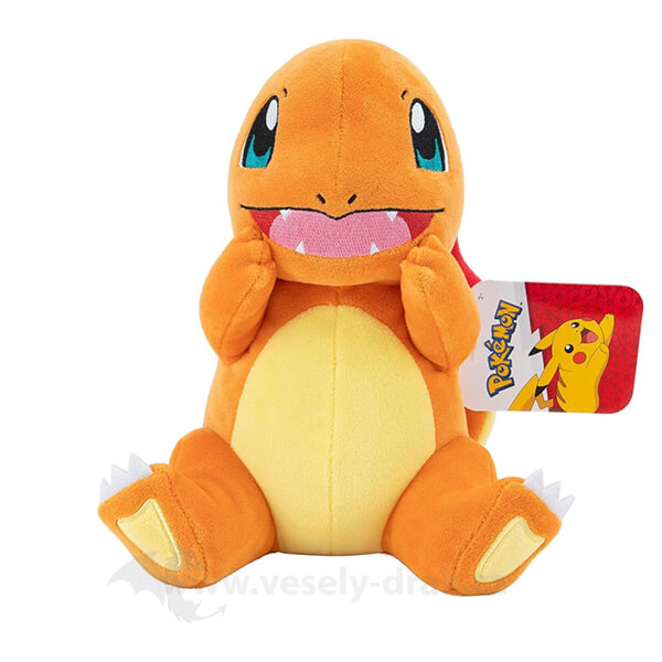 Levně Pokémon plyšák Charmander (sedící) 20 cm