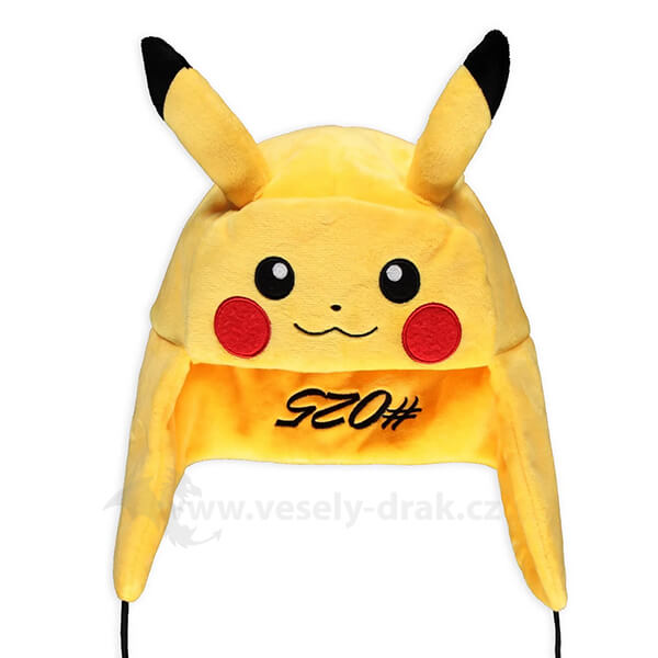 Čepice Pokémon Pikachu (Trapper Hat) - 56 cm