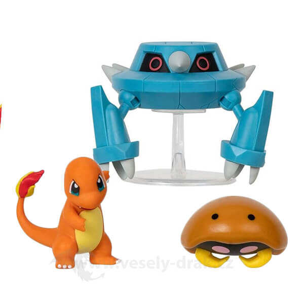 Levně Pokémon akční figurky Kabuto, Charmander, Metang 5 - 7 cm