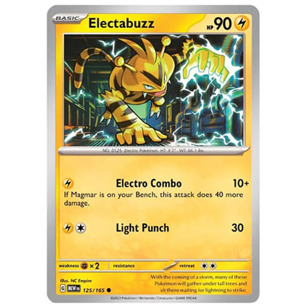 Levně Pokémon karta Electabuzz 151