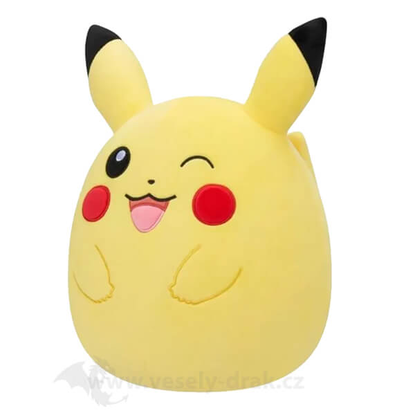 Pokémon plyšák Pikachu mrkající - Squishmallows - 30 cm