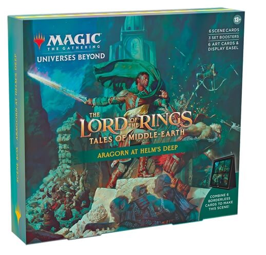 Levně Magic the Gathering Tales of Middle Earth Scene Box - Aragorn at Helm´s Deep