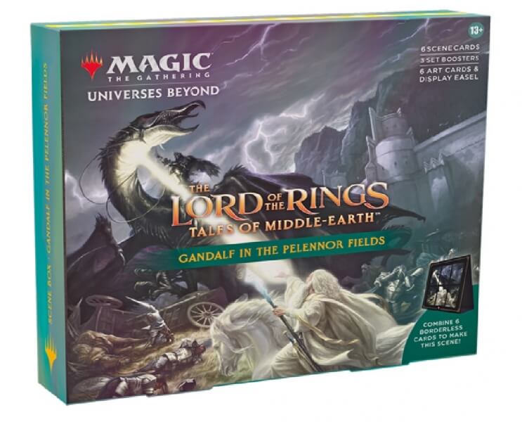 Levně Magic the Gathering Tales of Middle Earth Scene Box - Gandalf in the Pelennor Fields