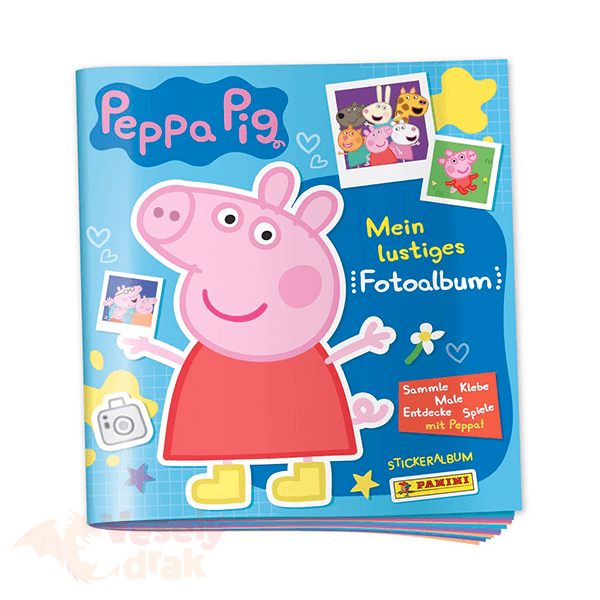 Prasátko Peppa - album na samolepky - DE