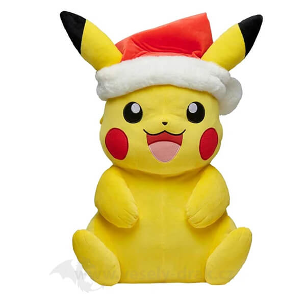 Levně Pokémon plyšák Pikachu (Merry Christmas) 60 cm