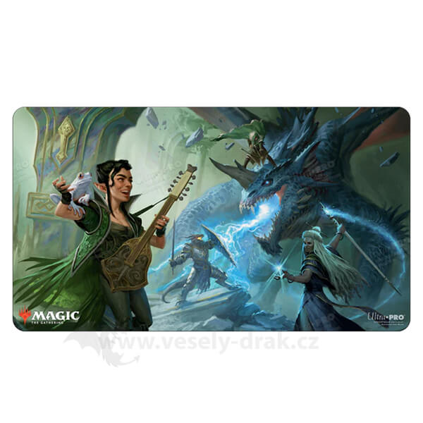 Magic hracia podložka Forgotten Realms - The Party Fighting Blue Dragon