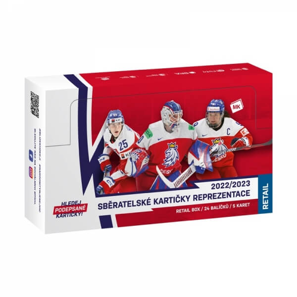 Levně Hokejové karty národní tým 2022/2023 - Retail box