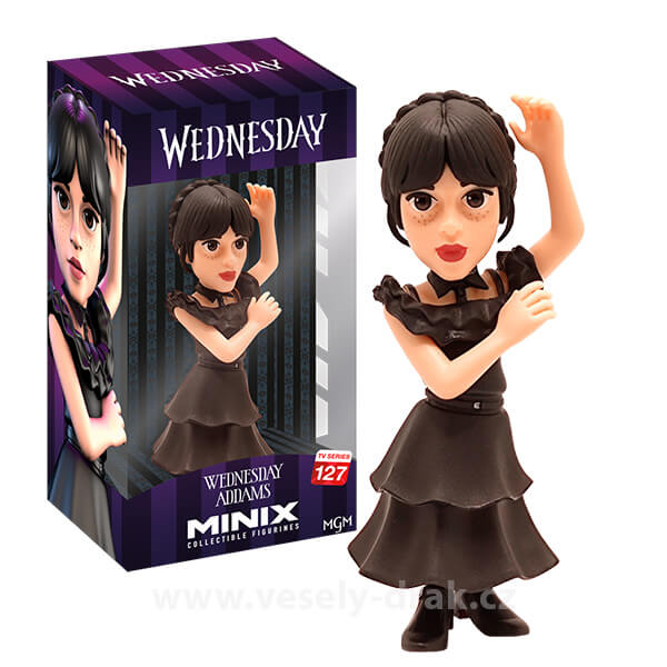 Levně Wednesday figurka Minix Movies - Wednesday in Dress