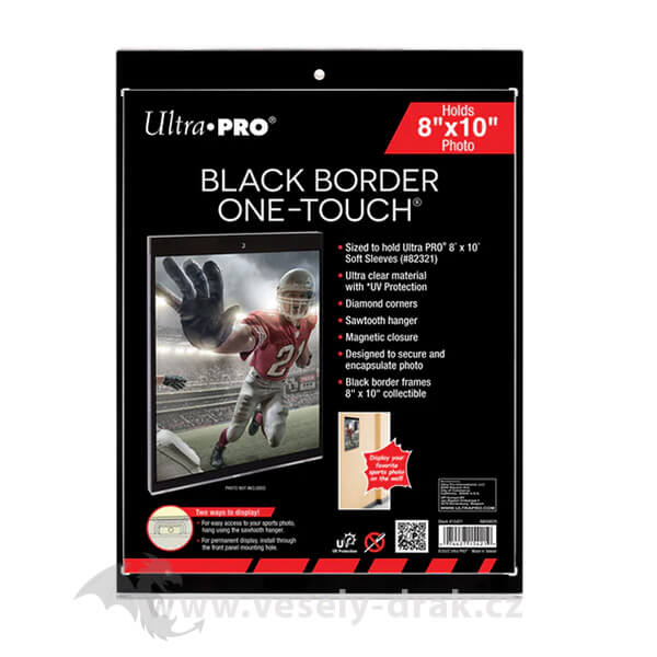 Obal na velkou fotografii - Ultra Pro One Touch Magnetic Holder 20x24 cm (Black Border)