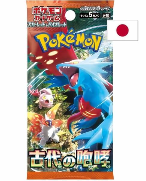 Pokémon Scarlet and Violet Ancient Roar Booster - japonsky