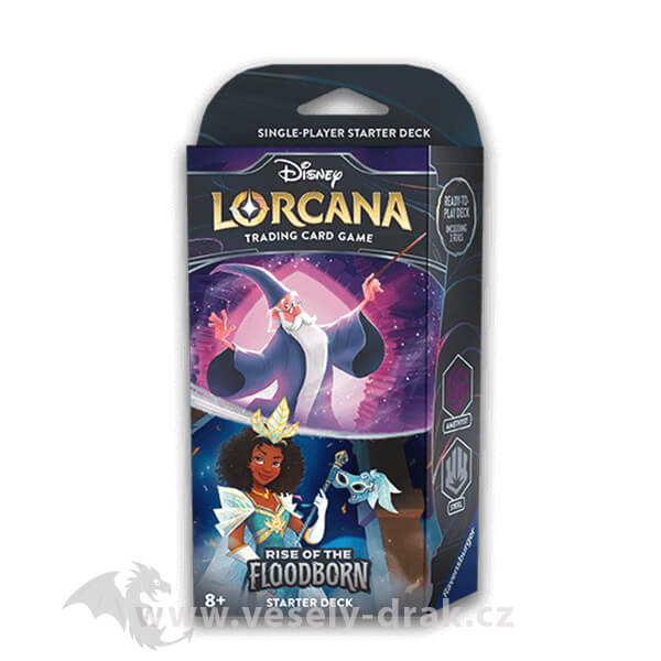 Disney Lorcana TCG: Rise of the Floodborn Starter Deck - Amethyst a Steel