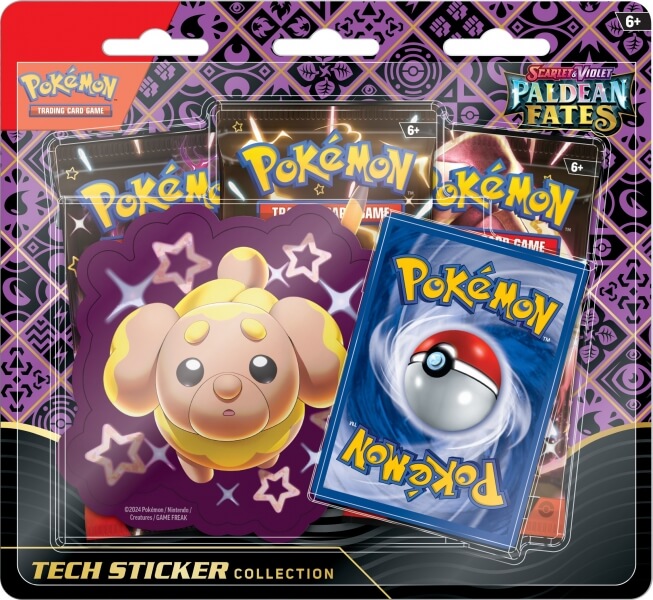 Levně Pokémon Paldean Fates Tech Sticker Collection - Fidough