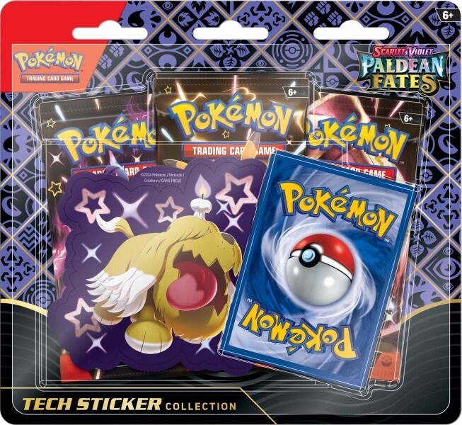 Levně Pokémon Paldean Fates Tech Sticker Collection - Greavard