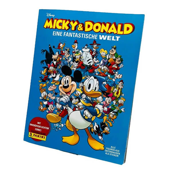 Levně Mickey and Donald A Fantastic World - album na samolepky - DE
