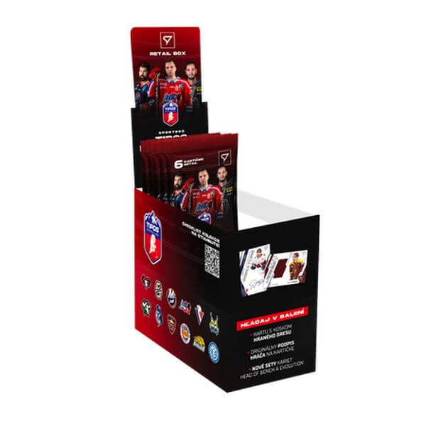 Hokejové karty Tipos extraliga 2023-2024 Retail box 1. série