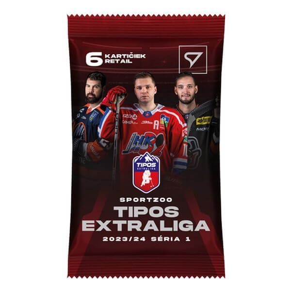 Hokejové karty Tipos extraliga 2023-2024 Retail balíček 1. série