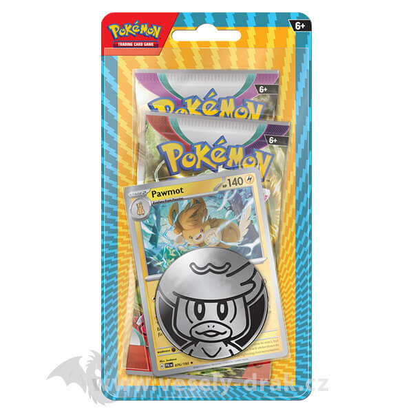Levně Pokémon 2-Pack Booster Blister - Pawmot (Scarlet and Violet, Paldea Evolved)
