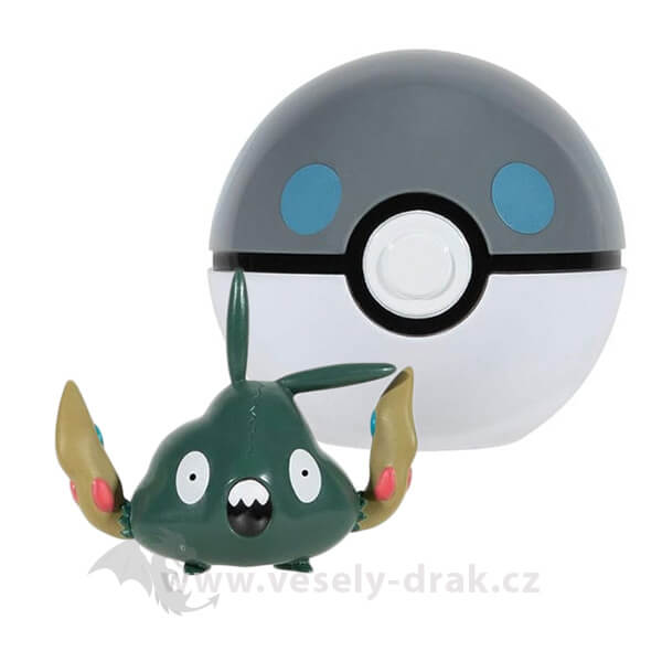 Pokémon figurka Clip and Go Heavy Ball - Trubbish