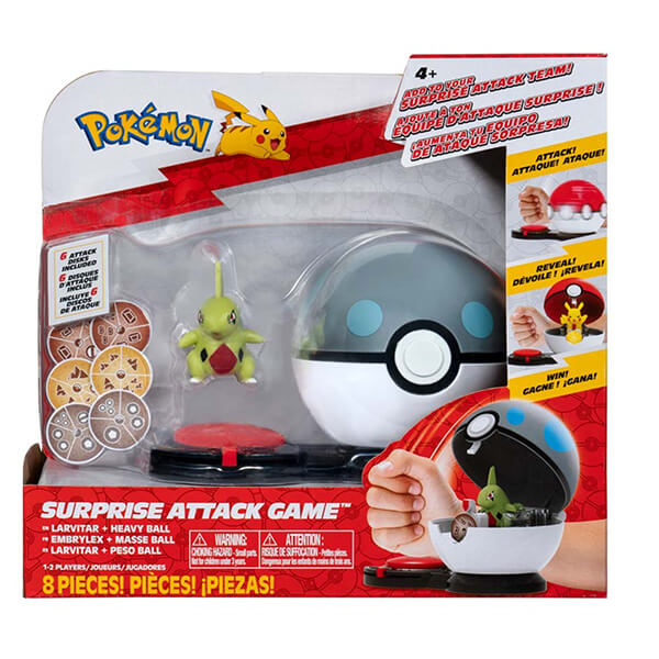 Levně Pokémon figurková bitva - Surprise Attack Game - Larvitar