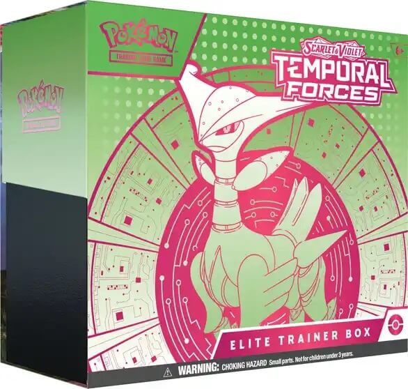 Pokémon Temporal Forces Elite Trainer Box - Iron Thorns (zelený) - 2. jakost