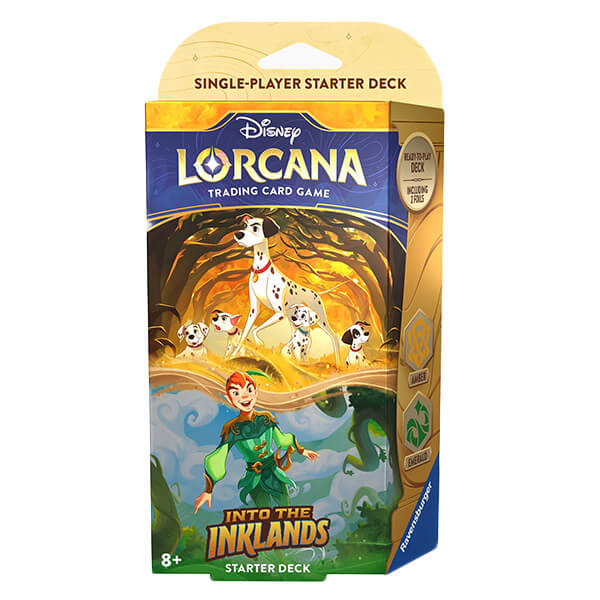 Levně Disney Lorcana TCG: Into the Inklands Starter Deck - Amber and Emerald
