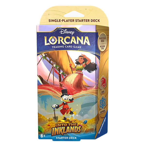 Levně Disney Lorcana TCG: Into the Inklands Starter Deck - Ruby and Sapphire