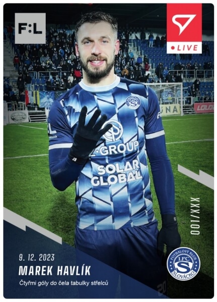 Levně Fotbalová karta Fortuna Liga 23-24 L-21 Marek Havlík