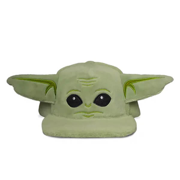 Levně Kšiltovka Mandalorian - Baby Yoda - Grogu (plyšová)